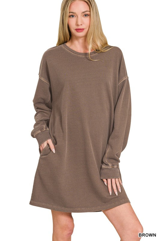 Oversized French Terry Tunic