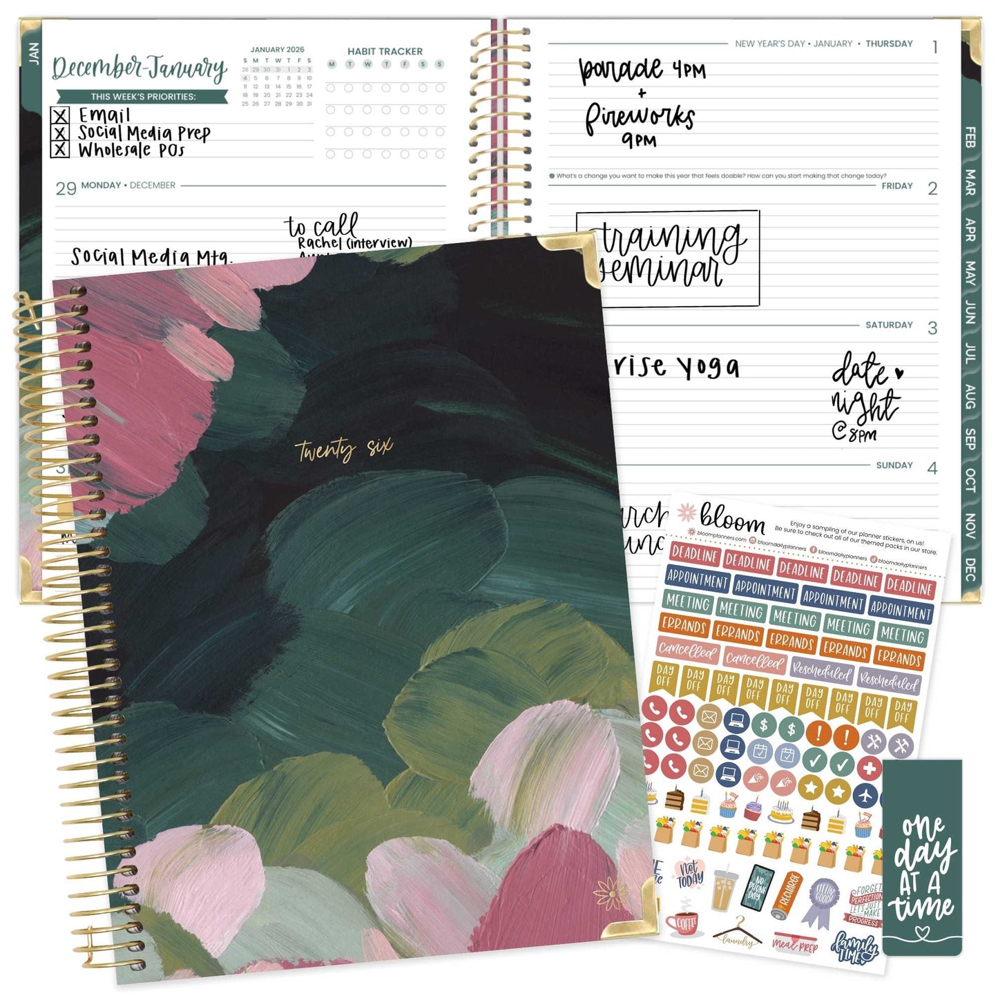 2026 Hard Cover Planner - 8.5" x 11" size