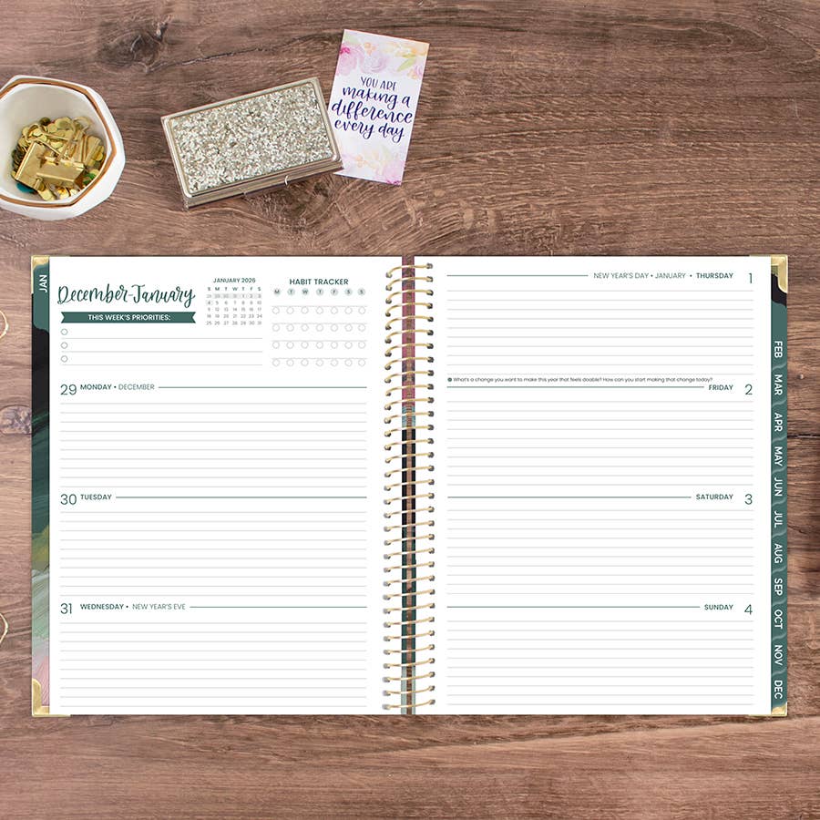 2026 Hard Cover Planner - 8.5" x 11" size