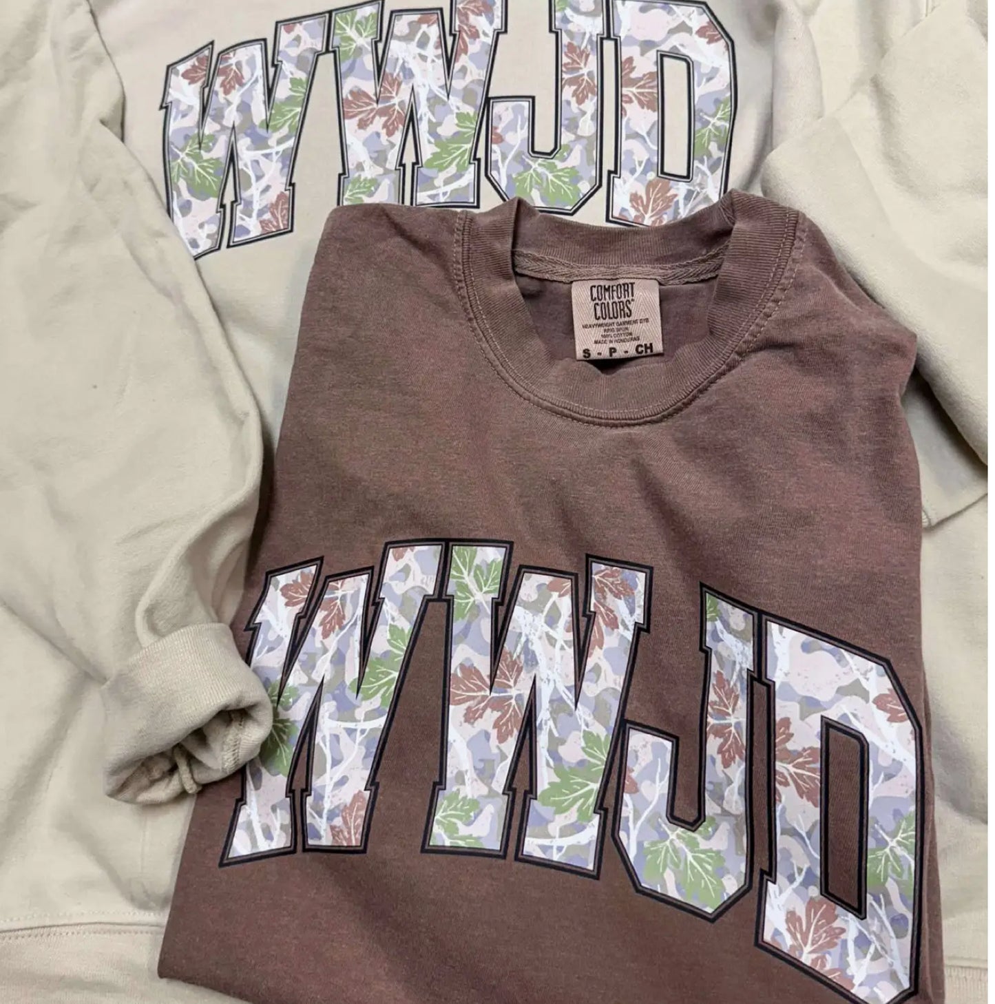 WWJD Camo Sweatshirt