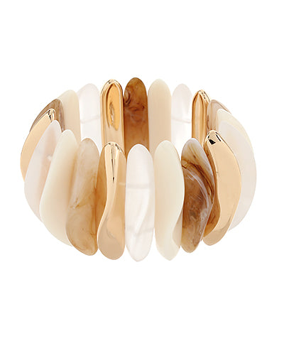 Wide Organic Bracelet