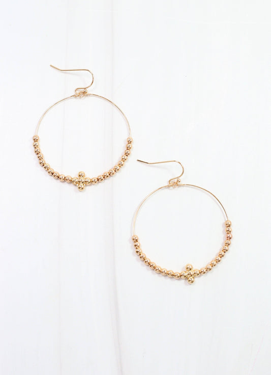Huffman Hoop Earring Gold