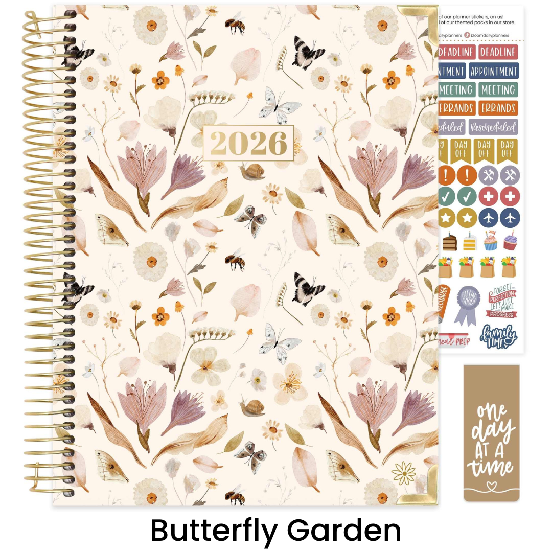 2026 Hard Cover Planner - 8.5" x 11" size